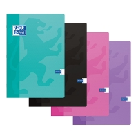 Notepad lined A4 | assorted colours | Oxford School | 36 sheets | 10-pack 260057
