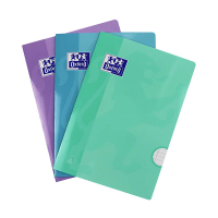 Notepad lined A4 | assorted pastel colours | Oxford School | 36 sheets | 3-pack 260299