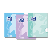 Notepad lined A5 | assorted pastel colours | Oxford School | 36 sheets | 3-pack 260298