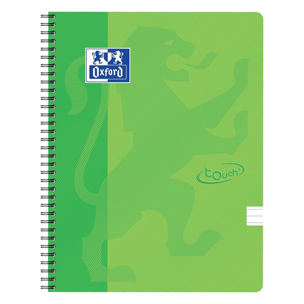 Notepad spiral A4 | lime green | Oxford Touch | 70 sheets 260184 - 1