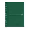 Oxford Origin green A4+ lined spiral block, 90 grams (70-sheets)
