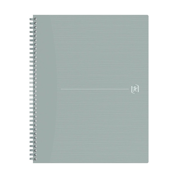 Oxford Origin light grey A4+ checked spiral block 5mm, 90 grams (70 sheets) 400150008 260270 - 1