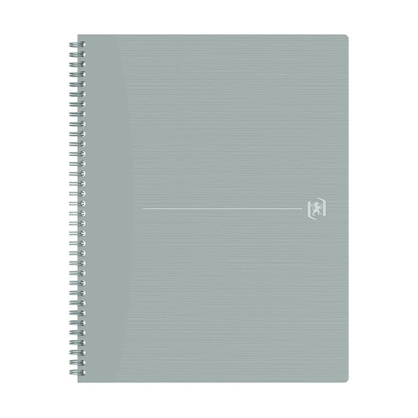 Oxford Origin light grey A4+ lined spiral block, 90 grams (70-sheets) 400150003 260265 - 1