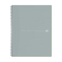 Oxford Origin light grey A4+ lined spiral block, 90 grams (70-sheets) 400150003 260265