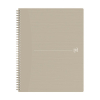 Oxford Origin sand A4+ lined spiral block, 90 grams (70-sheets)