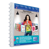 Oxford PolyVision Vario-Zipp transparent A4 display folder (20-pages) 100205600 237560