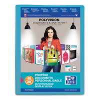 Oxford PolyVision blue A4 display book (20-pages) 100206087 237554