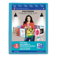 Oxford PolyVision blue A4 display book (40-pages) 100206231 237556