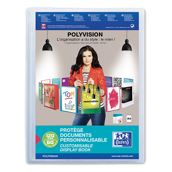 Oxford PolyVision transparent A4 display book (60-pages) 100205903 237557 - 1