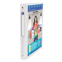 Oxford PolyVision transparent A4 ring binder with 4 O-rings, 20mm 100201432 237566