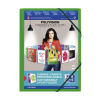 Oxford Polyvision green A4 customisable elastic folder 237684 - 1