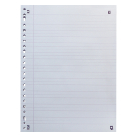 Ring binder paper A4+ lined  90g (23 rings) | Oxford 260071