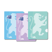 Oxford School assorted pastel A4 lined notebooks, 36 sheets (3-pack) 400171663 260299