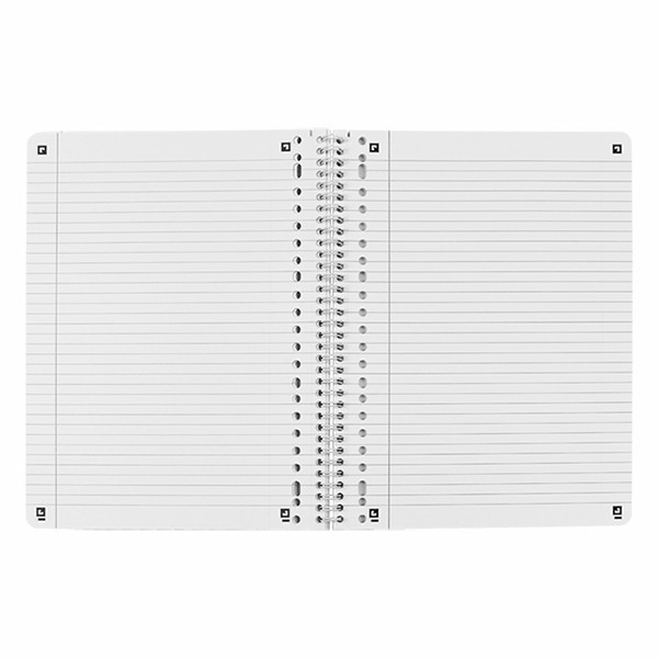 Oxford School pastel A4+ spiral lined college pad with 23-hole, 90 grams 80 sheets (3-pack) 260296 - 2