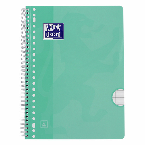 Oxford School pastel A4+ spiral lined college pad with 23-hole, 90 grams 80 sheets (3-pack) 260296 - 5