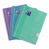 Oxford School pastel A4+ spiral lined college pad with 23-hole, 90 grams 80 sheets (3-pack) 260296 - 6