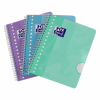 Oxford School pastel A5+ lined spiral college pad with 17-hole, 90 grams (80 sheets) (3-pack) 260297 - 2