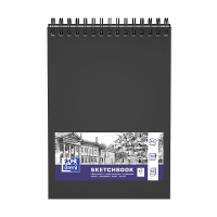 Sketchbook A4 (100 grams) | hardcover spiral | Oxford | 50 sheets