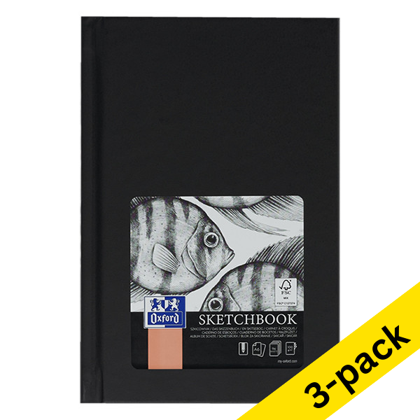 Sketchbook A6 | Oxford | 96 sheets x3 260278 - 1