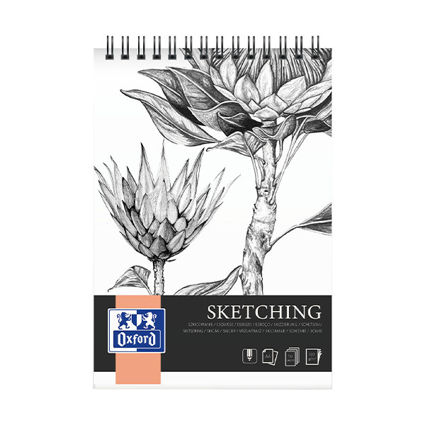 Sketchpad A4 (130 grams) | Oxford | 50 sheets 237645 - 1