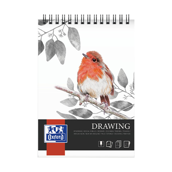 Sketchpad A4 (160 grams) | spiral | Oxford | 50 sheets 237647 - 1