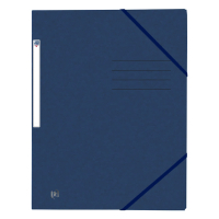 Oxford Top File+ dark blue A4 cardboard elastic folder 400116325 260133