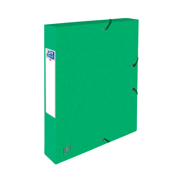 Oxford Top File+ green elastobox, 40mm (5-pack) 260243 - 1