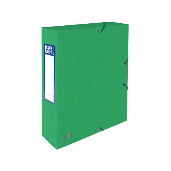 Oxford Top File+ green elastobox, 60mm 400114381 260118 - 1