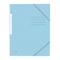 Oxford Top File+ pastel blue A4 cardboard elastic folder 400116359 260141