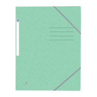 Oxford Top File+ pastel green A4 cardboard elastic folder 400116356 260140