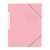 Oxford Top File+ pastel pink cardboard elastic folder 260138 - 1