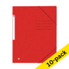 Oxford Top File+ red A4 cardboard elastic folder (10-pack) 260160 - 1