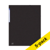 Oxford Top File black A3 cardboard elastic folder (5-pack) 260232 - 1