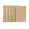 Oxford Touareg beige A4 cardboard elastomer folder (5-pack) 260319 - 1
