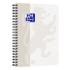 Oxford Touch grey A5 ruled spiral block, 90g, 70 sheets