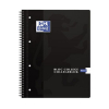 Oxford black A4+ lined spiral block, 90 grams (90-sheets)