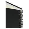 Oxford black A5 hardcover spiral sketch book, 100 grams (50 sheets) 400152644 237633 - 3