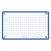 Oxford blue A7 checkered flashcards (80-pack) 400133853 260205