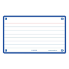Oxford blue A7 ruled flashcards (80-pack) 260217 - 1