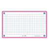 Oxford fuchsia A7 checkered flashcards (80-pack)