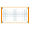 Oxford orange A7 checkered flashcards (80-pack)