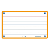 Oxford orange A7 ruled flashcards (80-pack) 260199 - 1