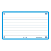 Oxford turquoise A7 ruled flashcards (80-pack)