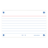 Oxford white A7 ruled flashcards (80-pack)