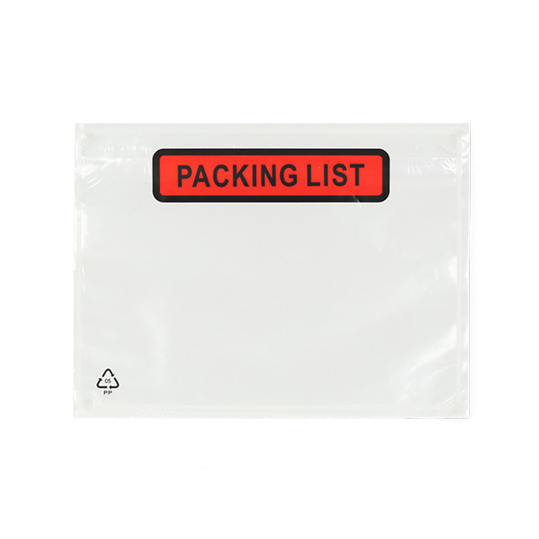 "PACKING LIST" envelope 165 x 122mm (A6) | self-adhesive | 123ink | 100-pack 300782 - 1