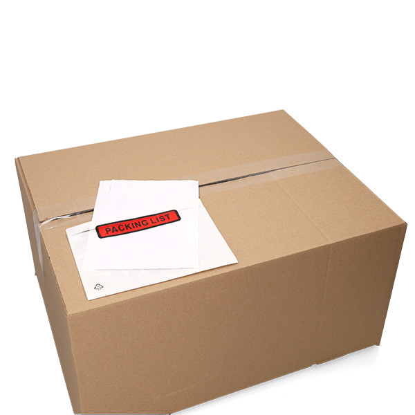 "PACKING LIST" envelope 165 x 122mm (A6) | self-adhesive | 123ink | 100-pack 300782 - 2