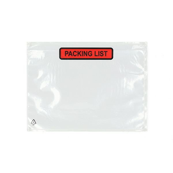 "PACKING LIST" envelope 225 x 165mm (A5) | self-adhesive | 123ink | 1,000-pack 300787 - 1