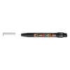 POSCAPCF-350 white brush paint marker (1mm brush) PCF350BL 424002