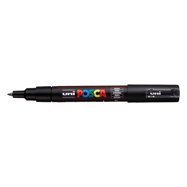 POSCA PC-1MC black paint marker (0.7 - 1mm conical) 424054 - 1