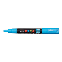 POSCA PC-1MC light blue paint marker (0.7mm - 1mm conical) PC1MCBC 424039